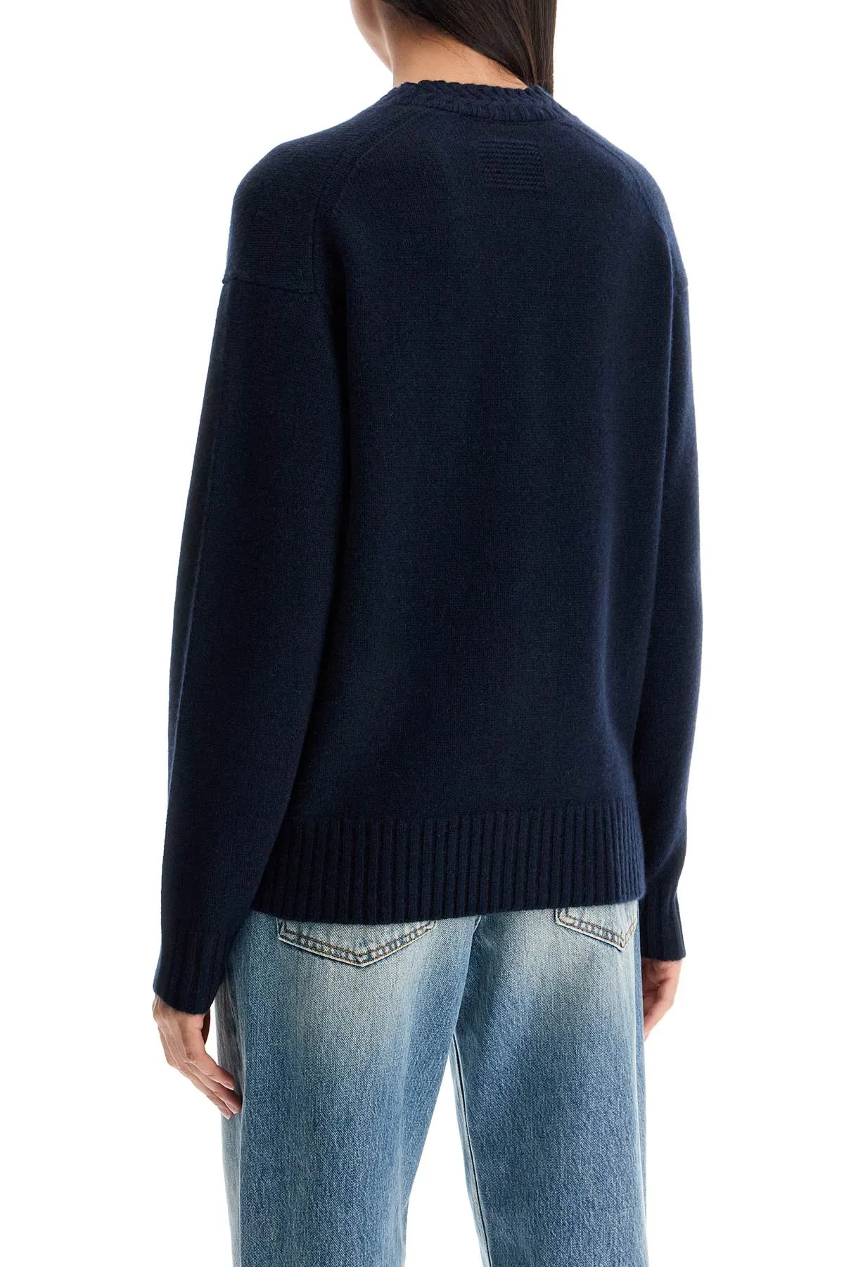 oversized cashmere card U10910JM MIDNIGHT