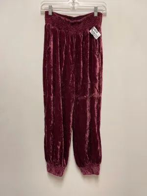 Pants Joggers By Anthropologie In Red, Size: M