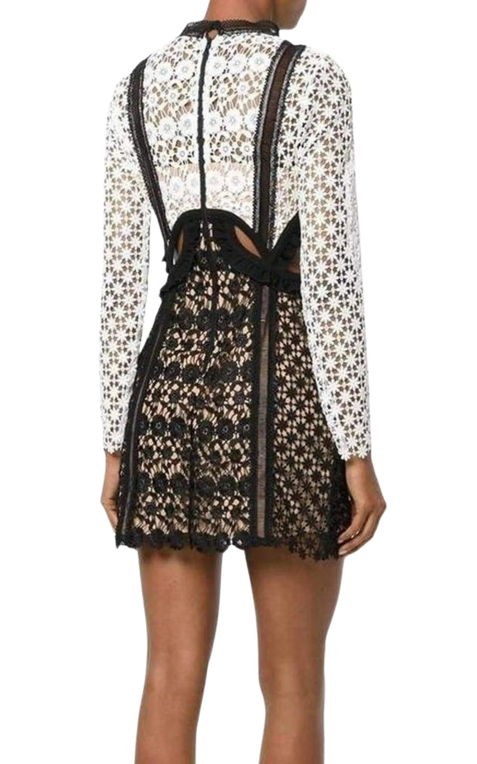 Payne Lace Cut-out Mini Dress