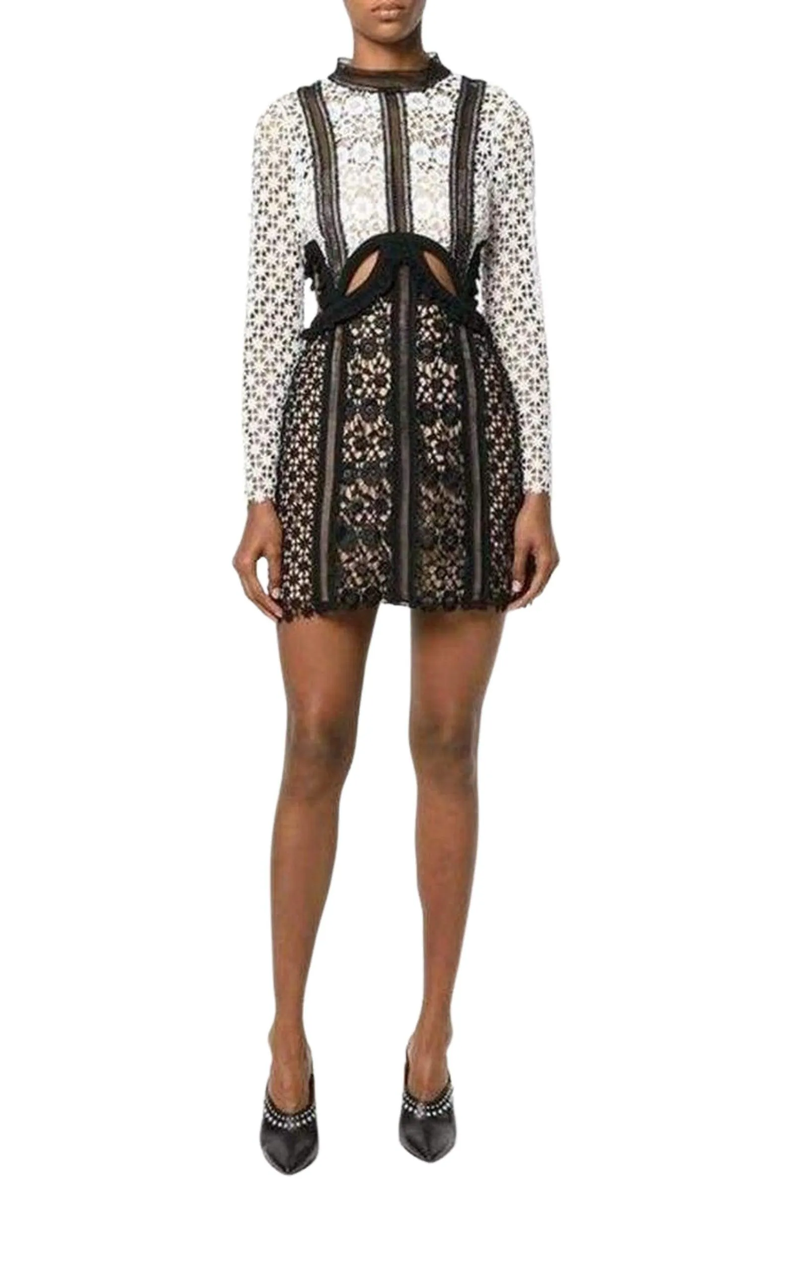 Payne Lace Cut-out Mini Dress