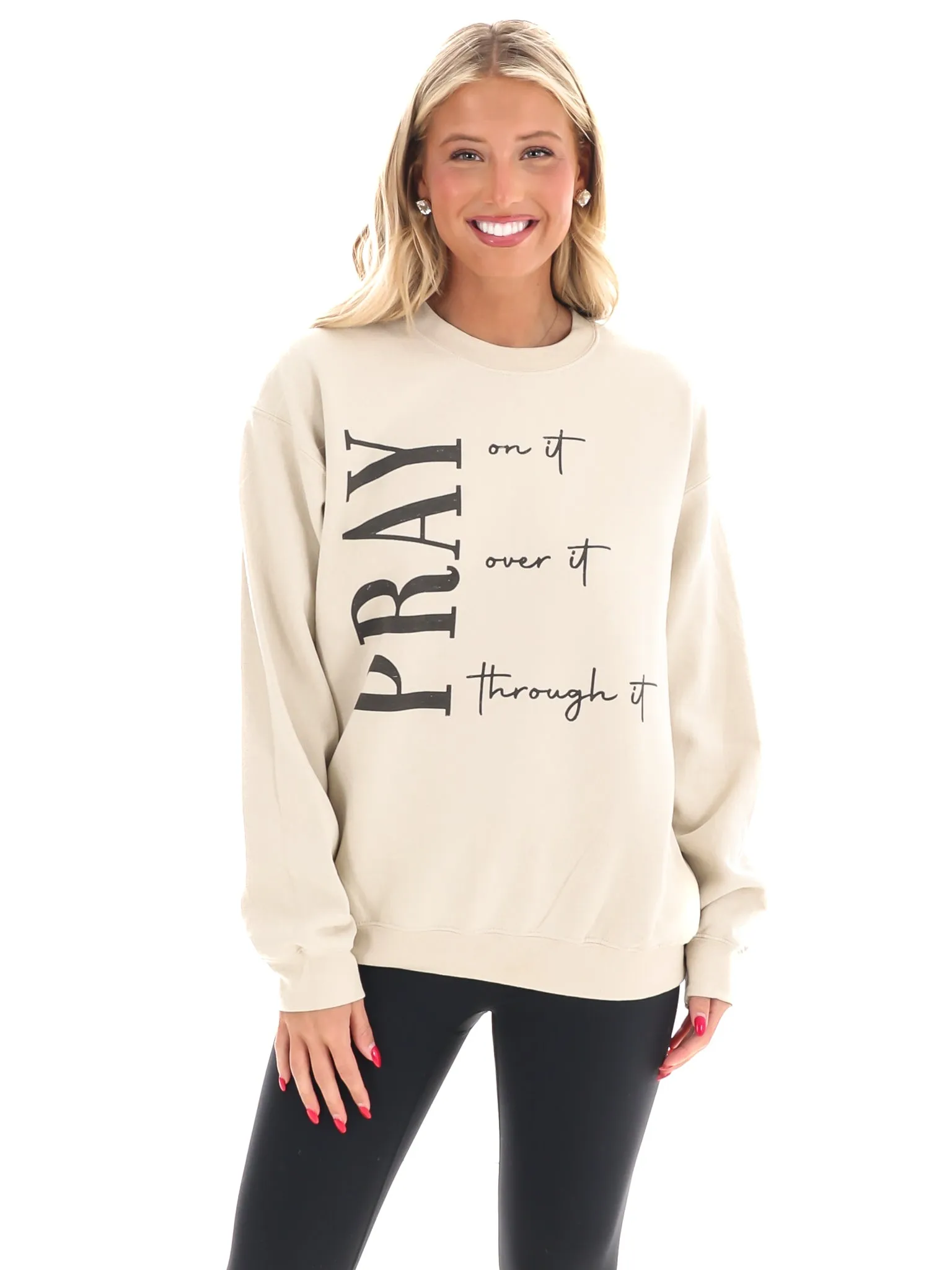Pray Oversized Sweatshirt