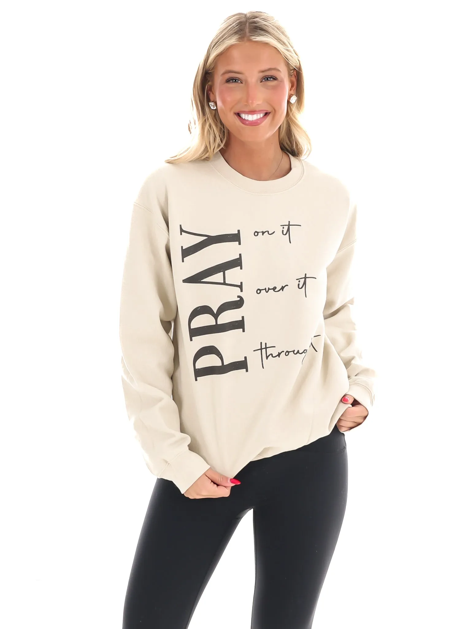 Pray Oversized Sweatshirt