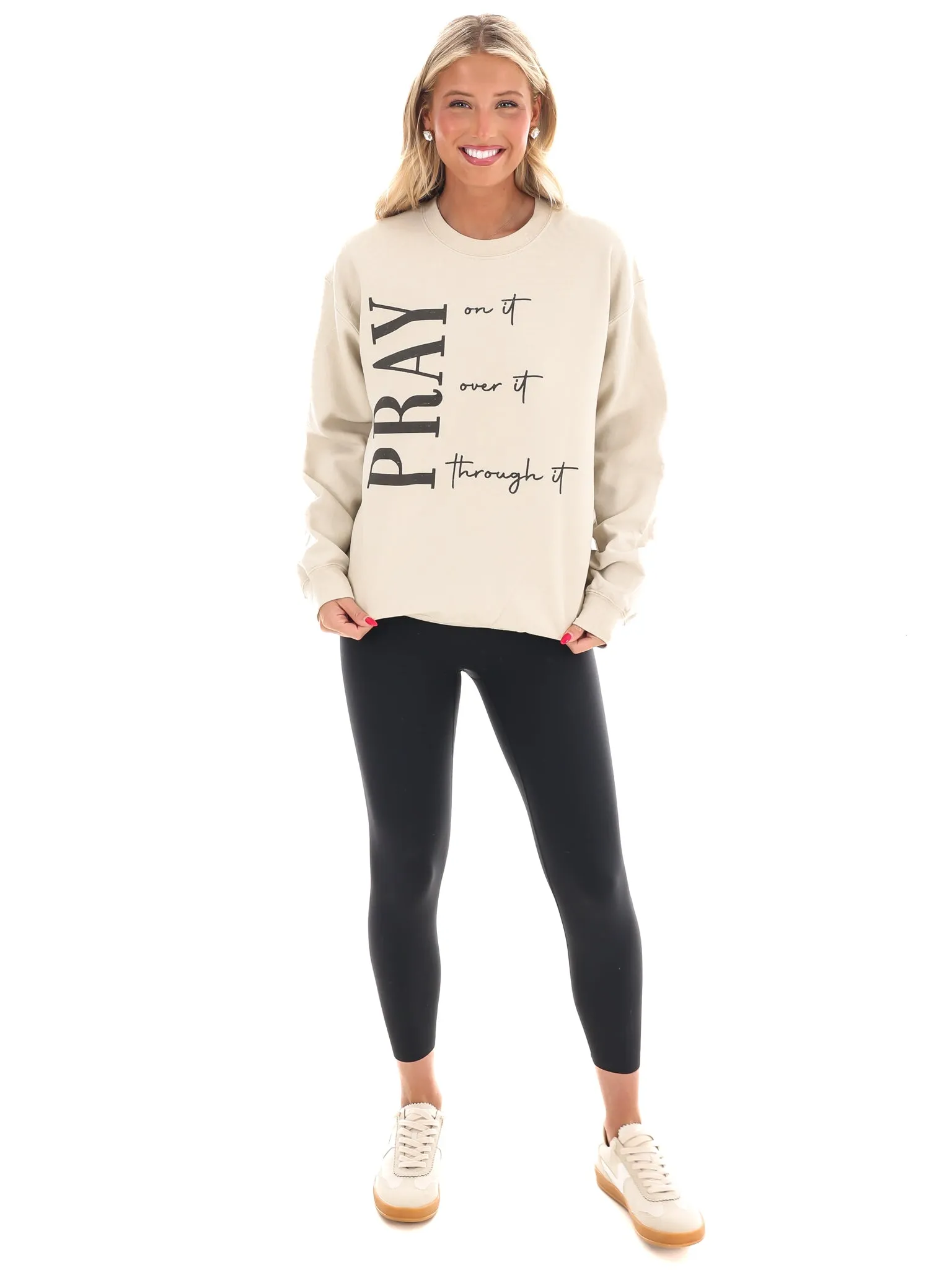 Pray Oversized Sweatshirt