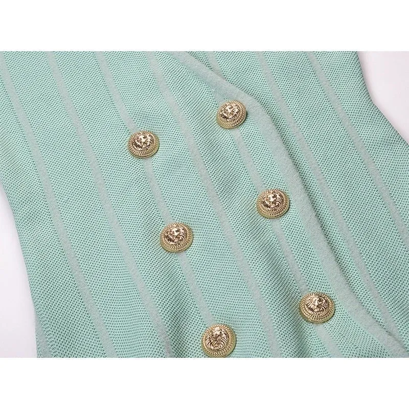Pre Order:  Double-Breasted Mini Dress