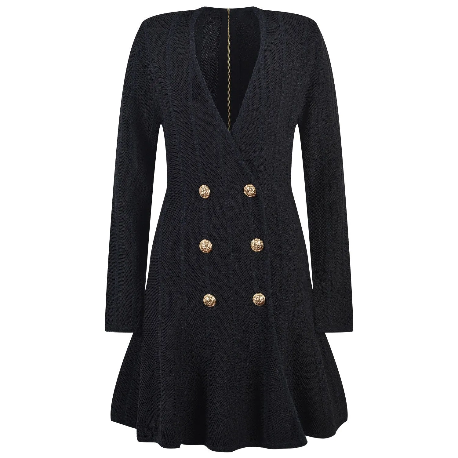 Pre Order:  Double-Breasted Mini Dress