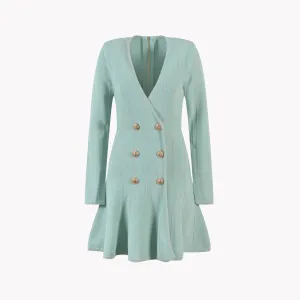 Pre Order:  Double-Breasted Mini Dress