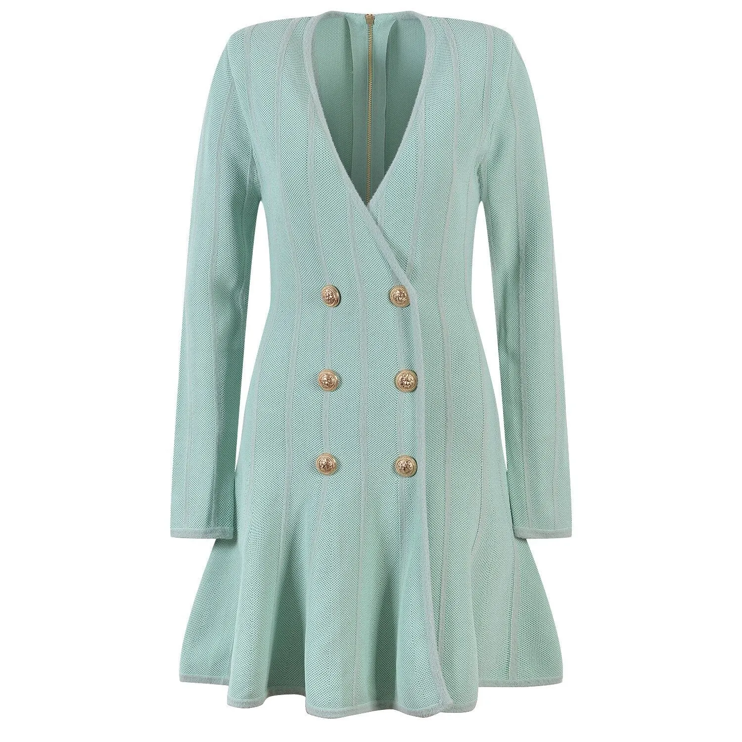 Pre Order:  Double-Breasted Mini Dress