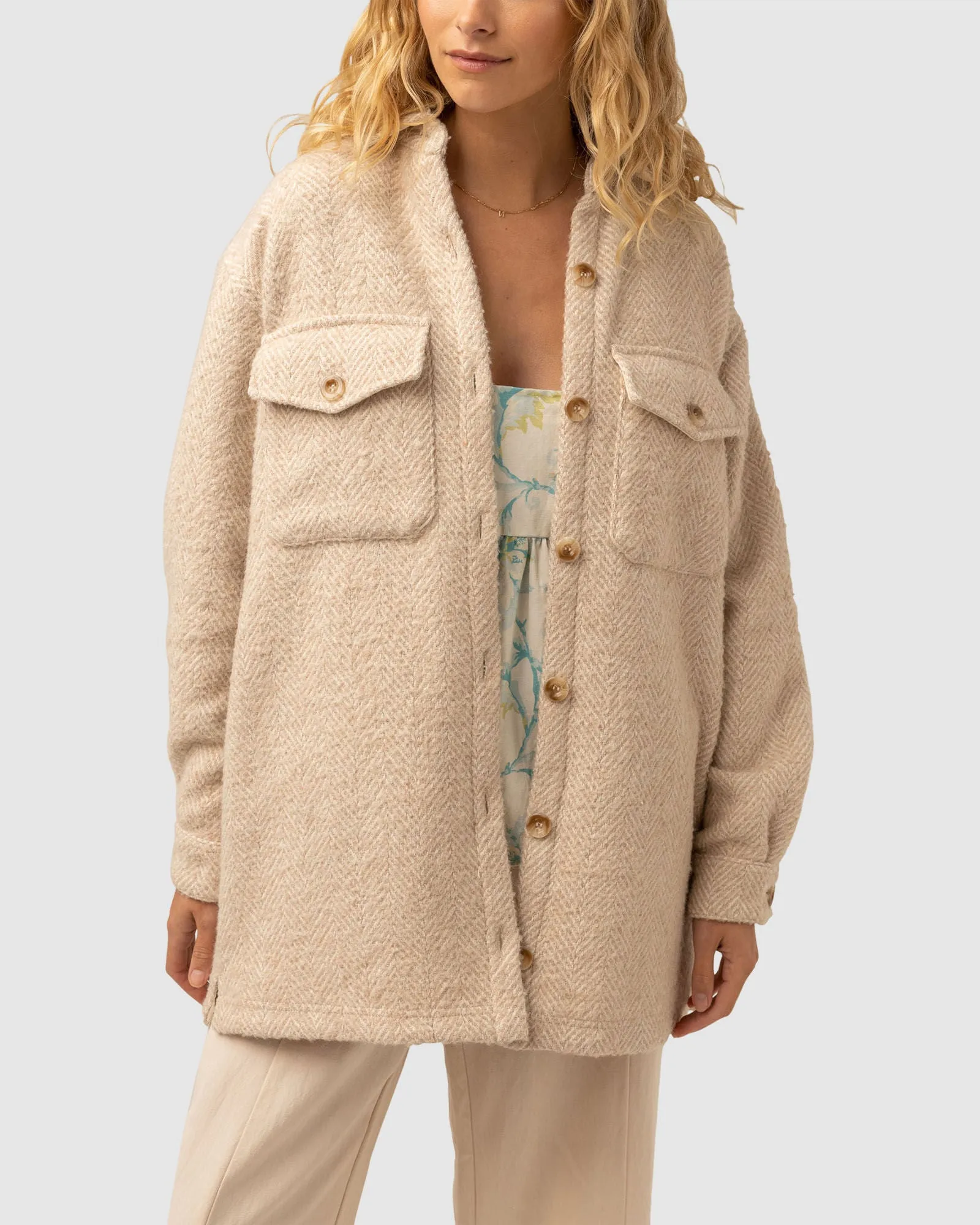 Rhythm Alaska Longline Shacket
