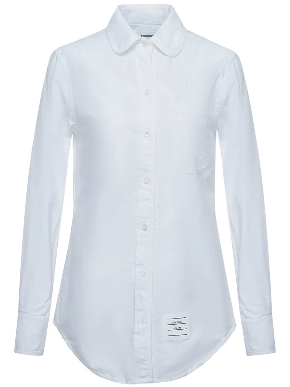 Rwb Centre Back Stripe Classic Round Collar Shirt