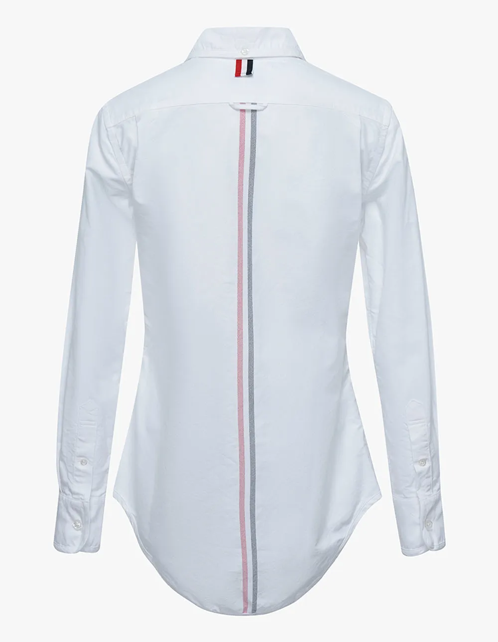 Rwb Centre Back Stripe Classic Round Collar Shirt