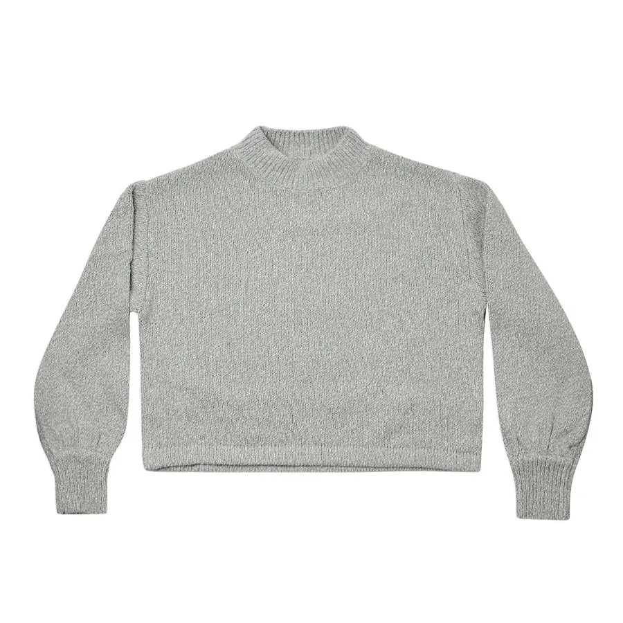 Rylee   Cru Knit Sweater - Light Blue