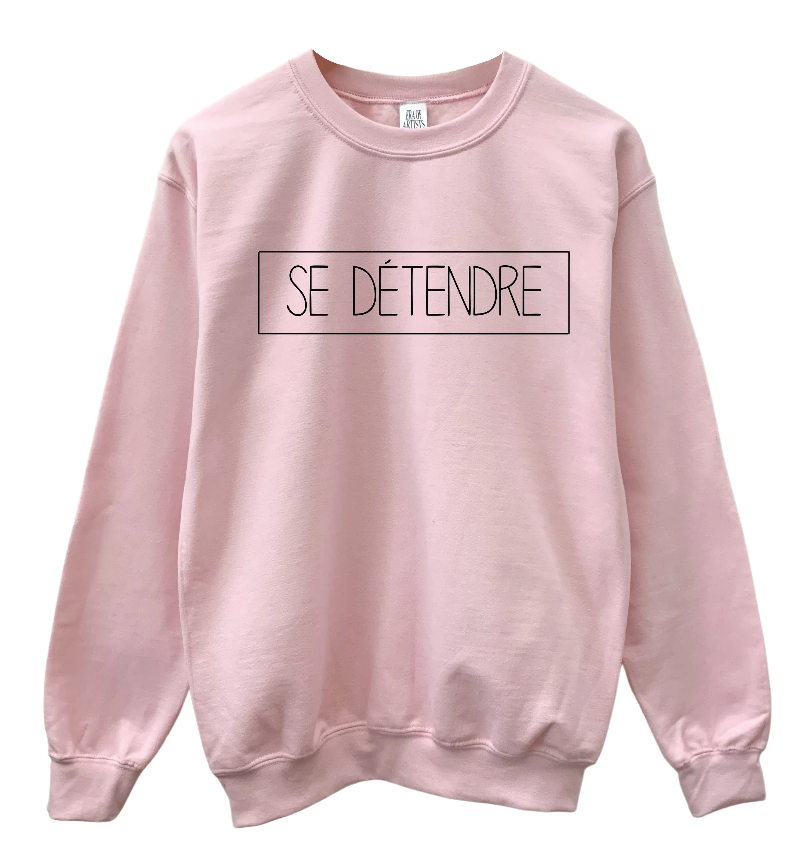 Se Détendre Graphic Pastel Unisex Crewneck Sweatshirt - Color Options Available