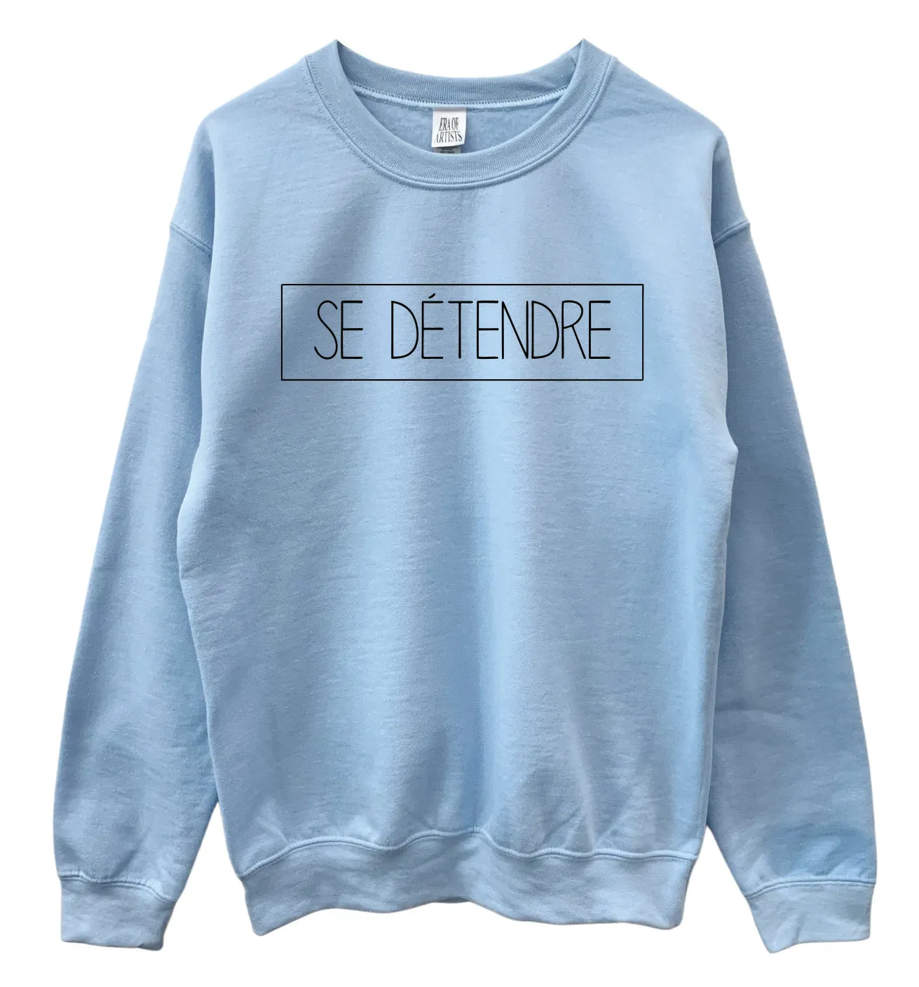 Se Détendre Graphic Pastel Unisex Crewneck Sweatshirt - Color Options Available