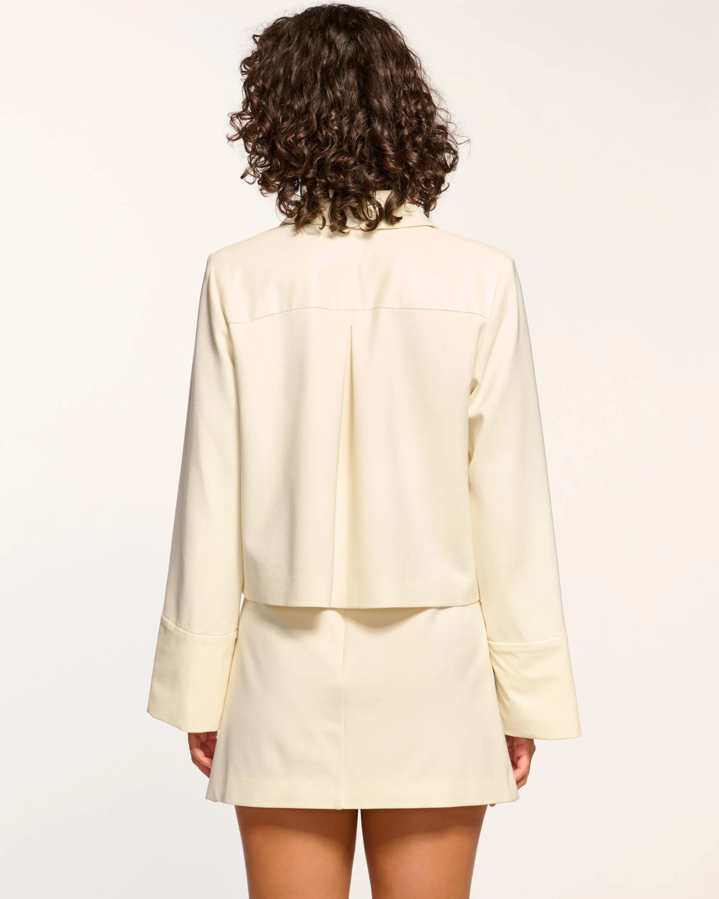 Shoshana Studded Ponte Jacket