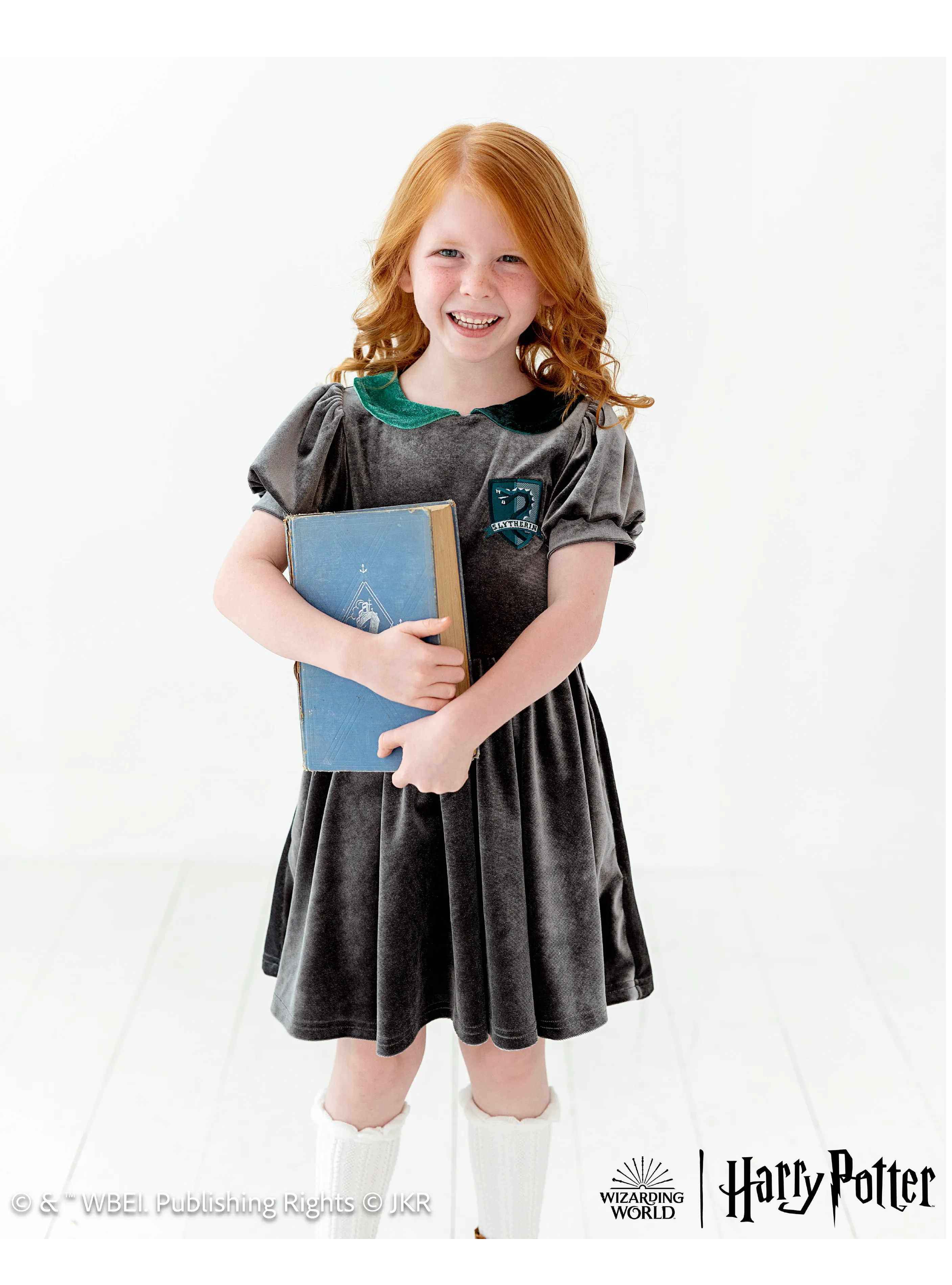Slytherin™ Velvet Dress Set