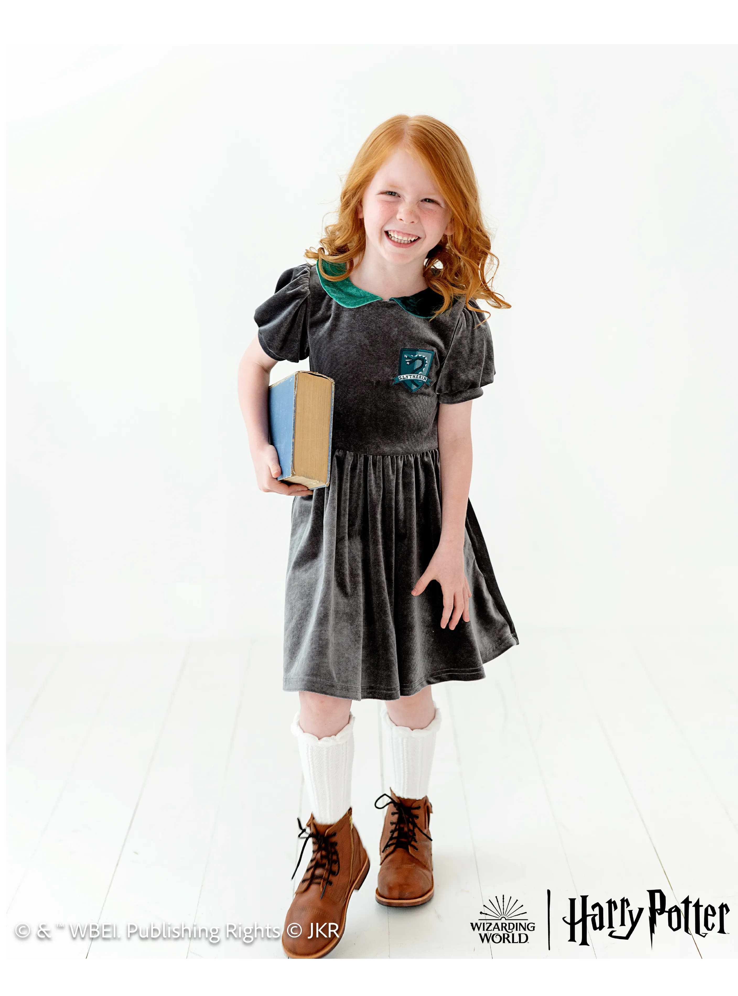 Slytherin™ Velvet Dress Set