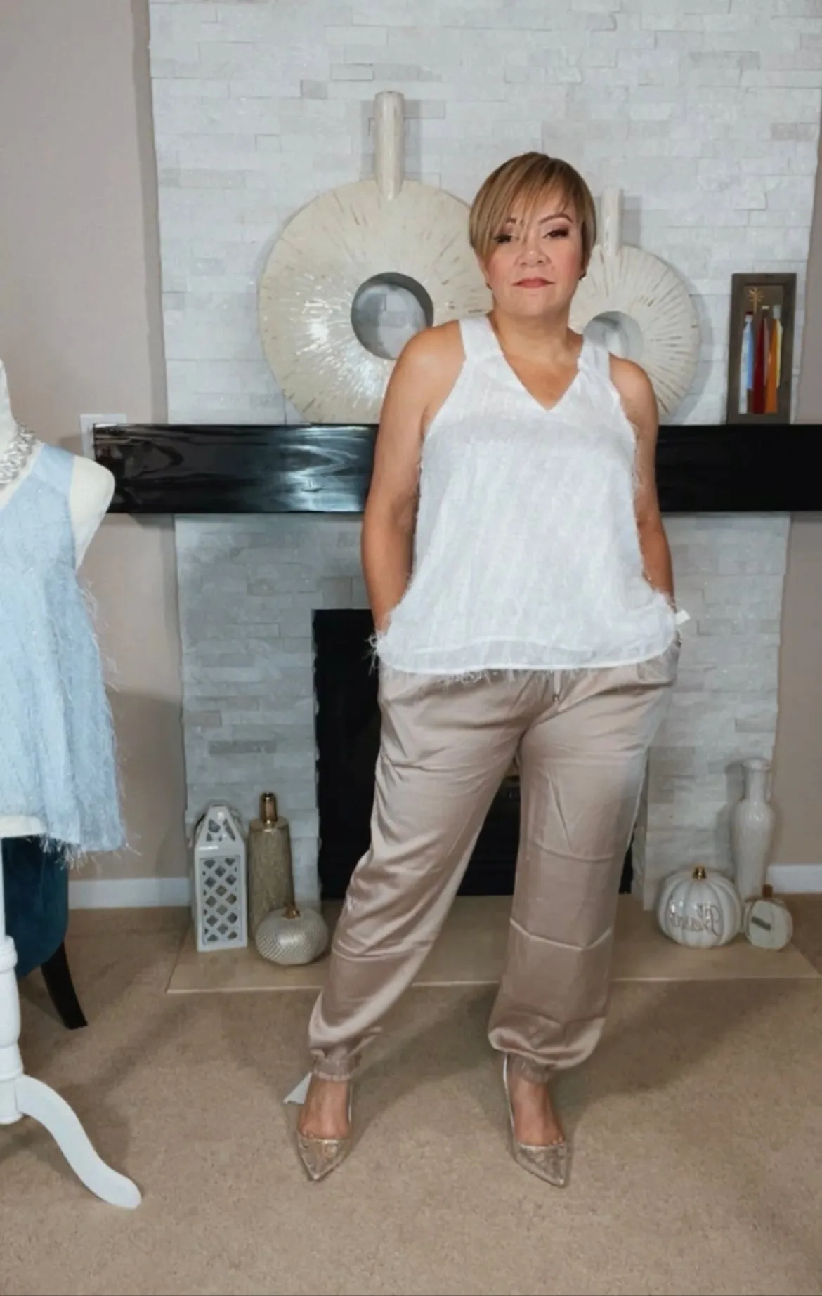 Solid Satin Joggers