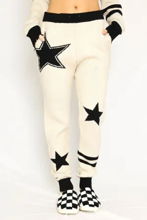 Star Knit Joggers