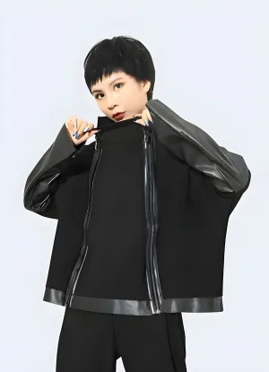 Techwear High Collar Jacket Women