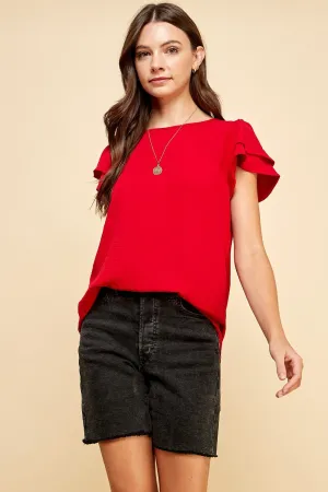The Mariah Double Ruffled Top