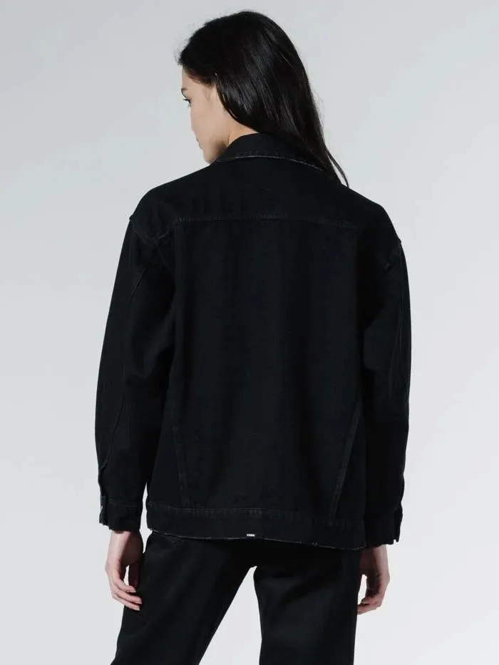 Thrills Madi Jacket Black Rinse