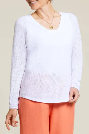 TR4814O L/S V-Neck Raglan Sweater