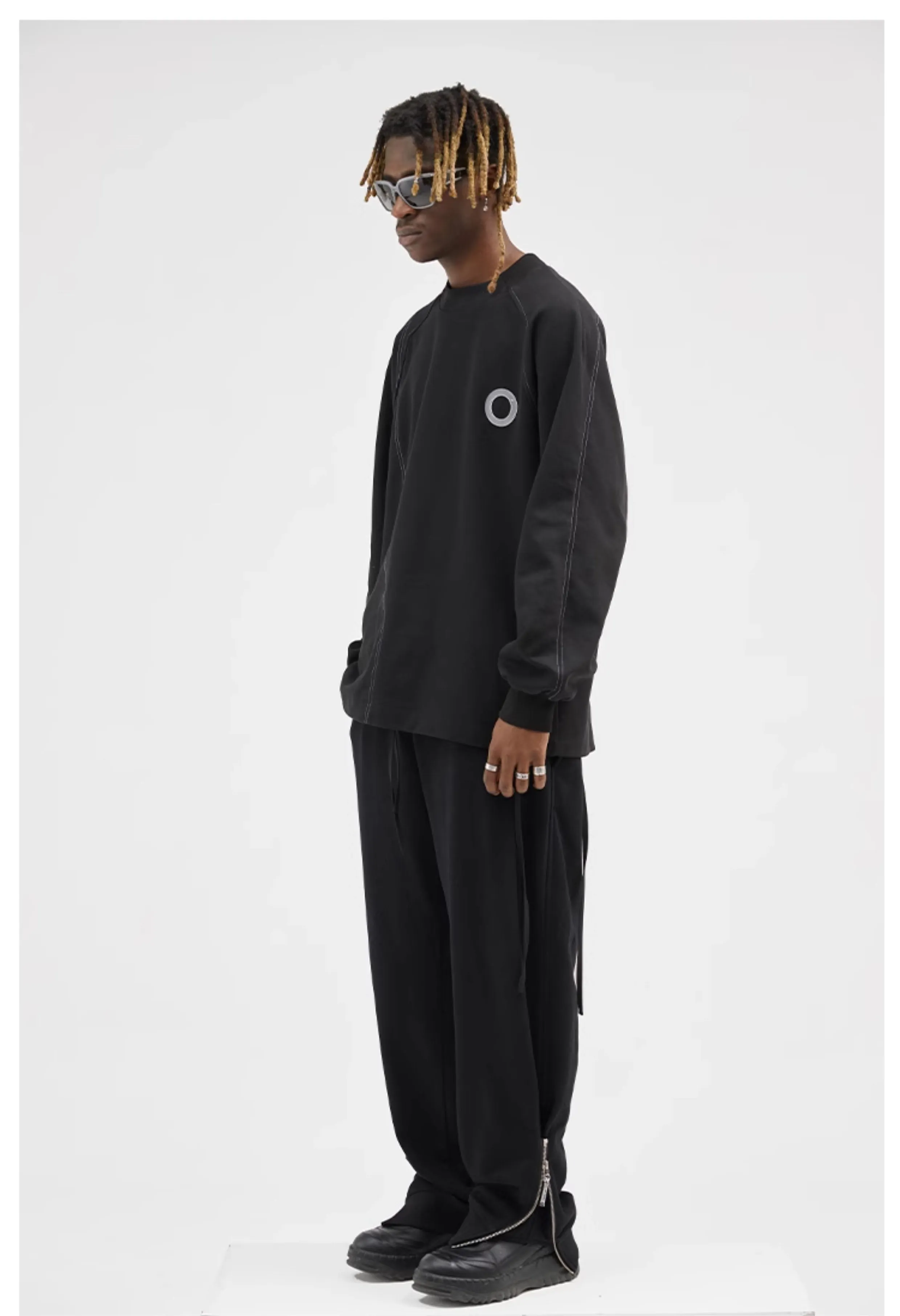 Trendy 3-way loose velvet casual pants