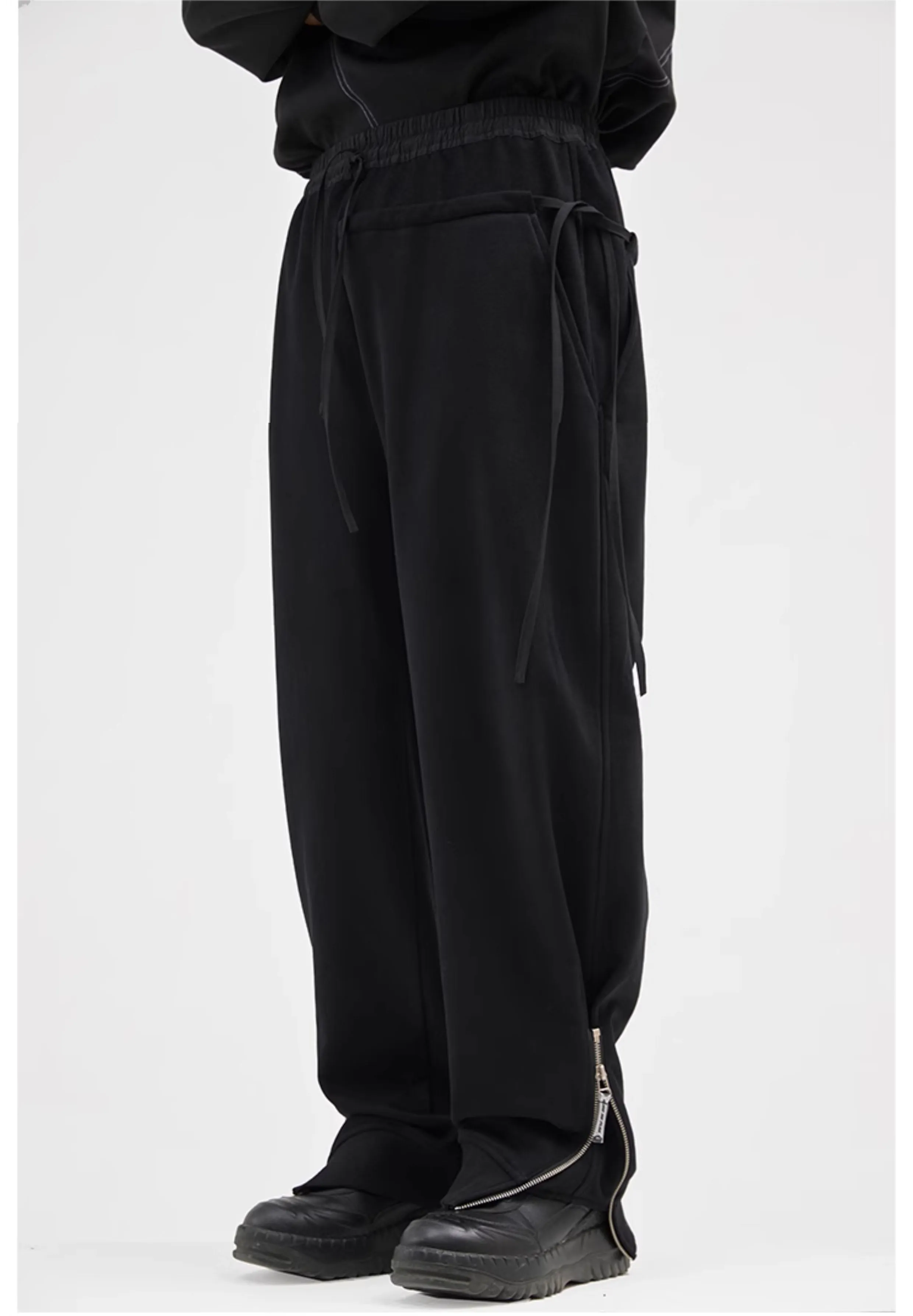 Trendy 3-way loose velvet casual pants