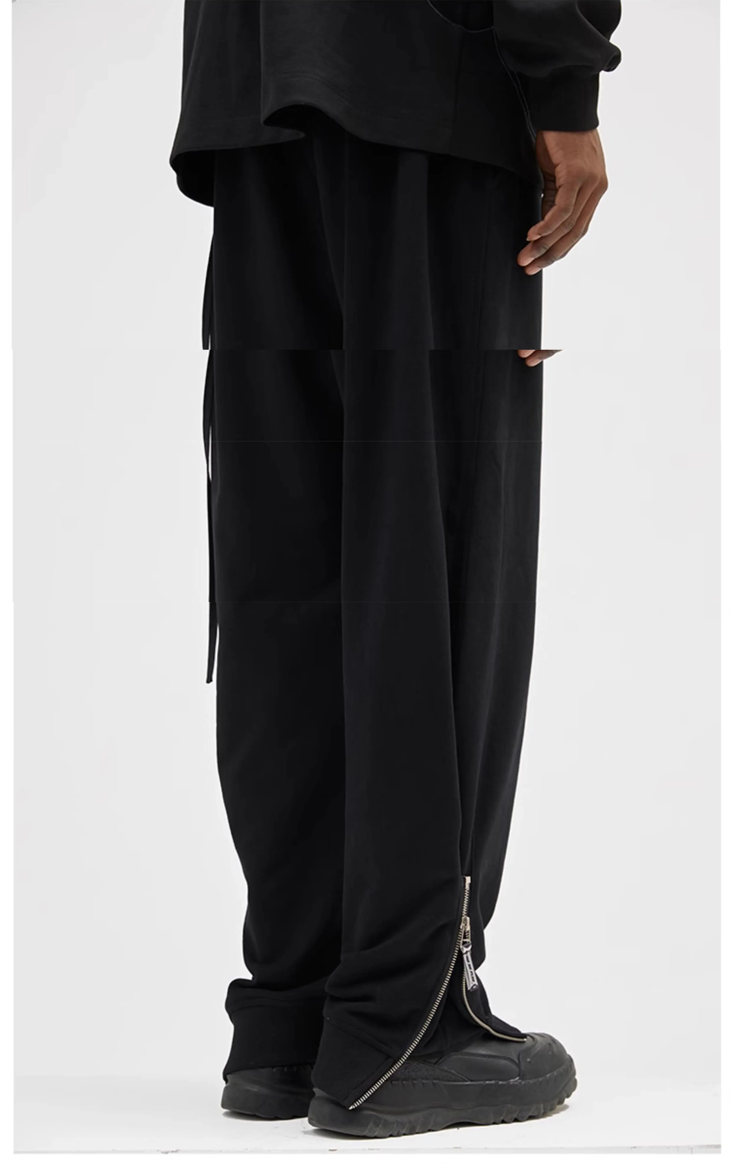Trendy 3-way loose velvet casual pants