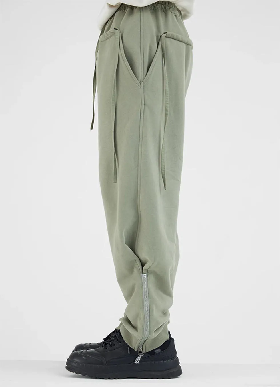 Trendy 3-way loose velvet casual pants