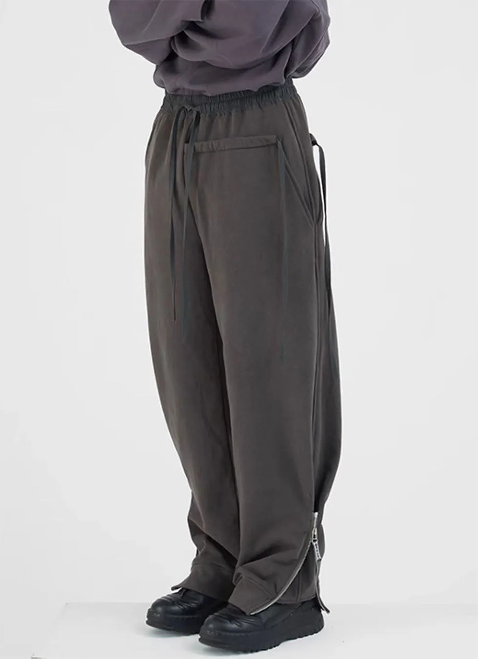 Trendy 3-way loose velvet casual pants
