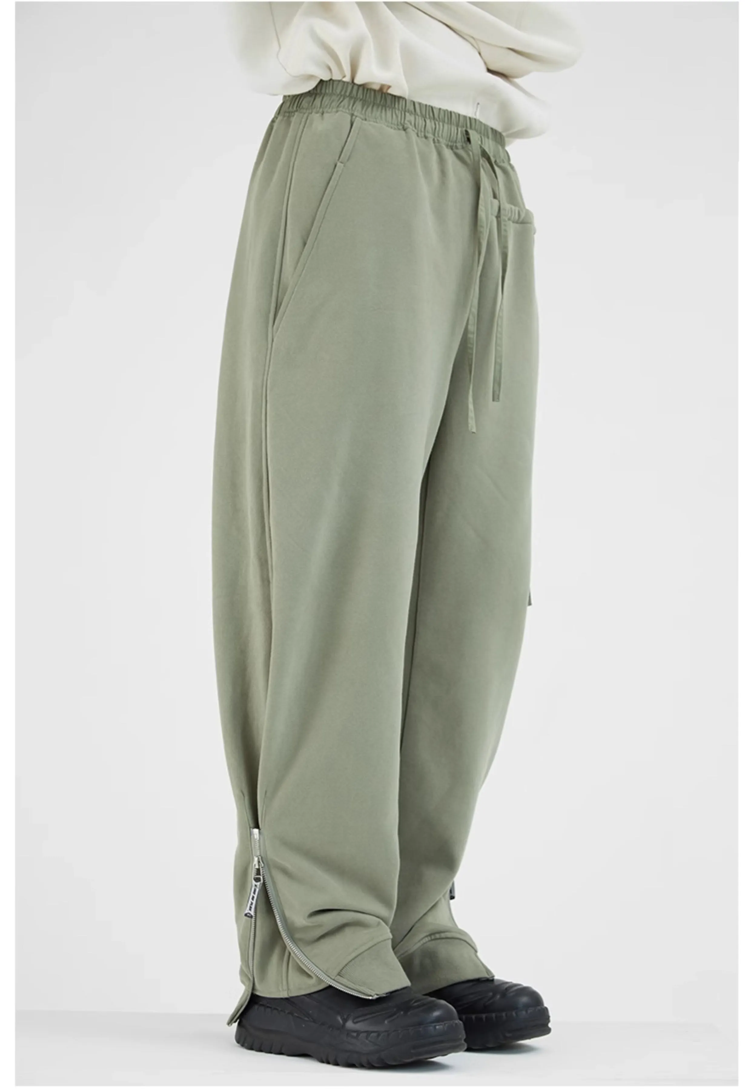 Trendy 3-way loose velvet casual pants