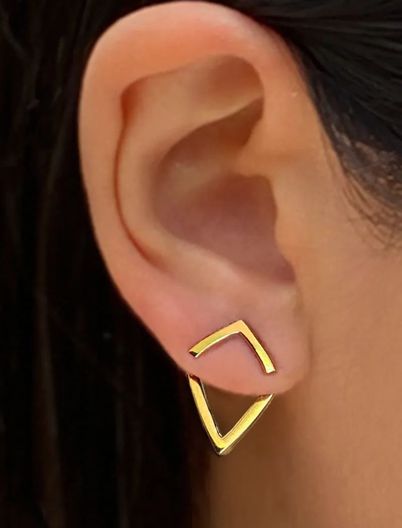 TRILL 2-Way Convertible Stud Earring Jackets