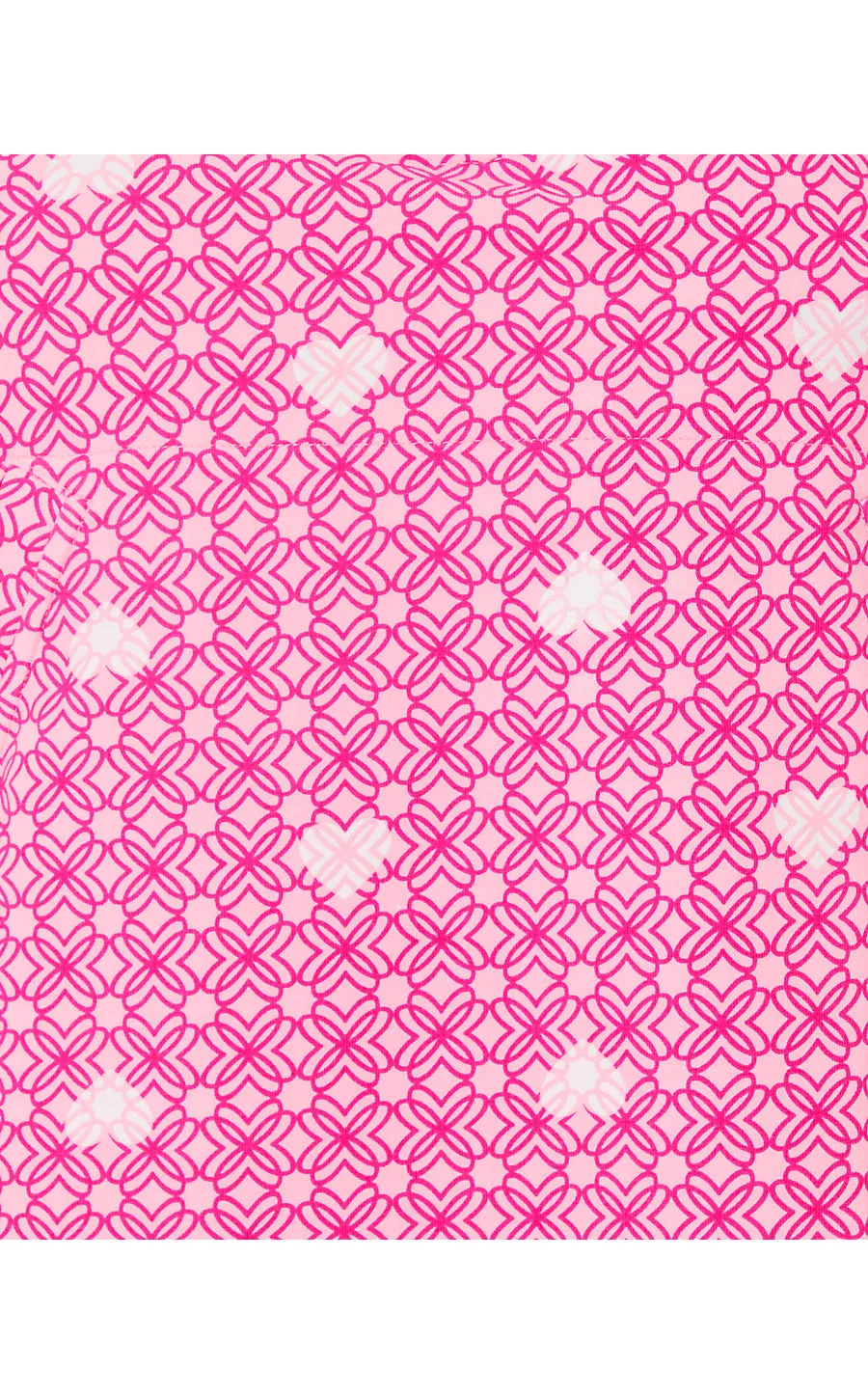 UPF 50  Skipper Popover - Passion Fruit Pink Fluttering Hearts