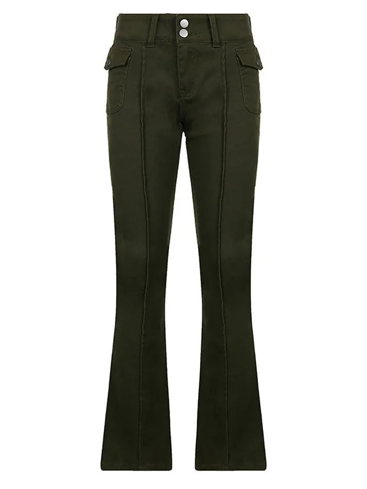 Vintage Low Rise Woven Pants