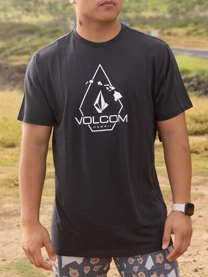 VOLCOM LINEWEIGHT TEE - BLACK