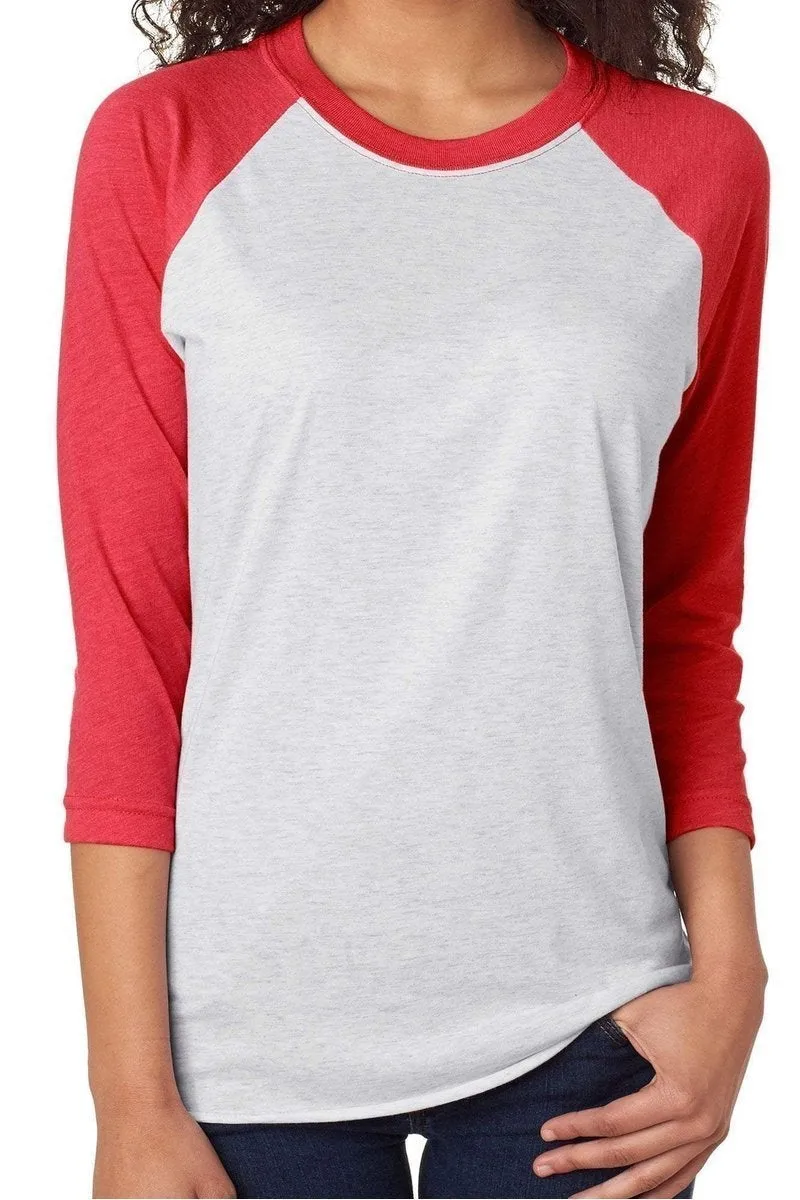 Western Happy Valentines Tri-Blend Unisex 3/4 Raglan