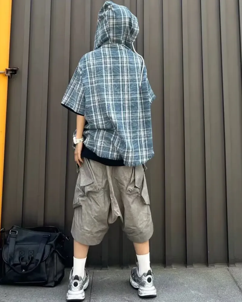 Wide Leg Cargo Shorts